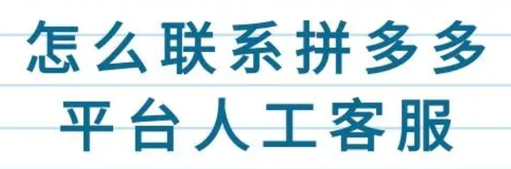 拼多多小二联系方式有哪些？遇到问题怎么快速解决？